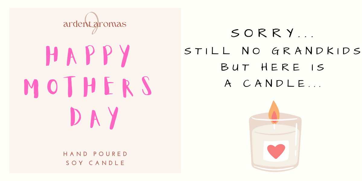 CANDLES- FUNNY MOM LABELS/MOTHERS DAY